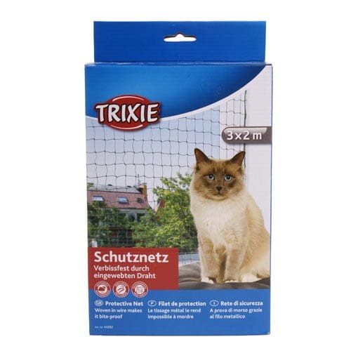 TRIXIE Siatka ochronna zabezpieczająca OKNO lub BALKON, transparentna 2x3 m