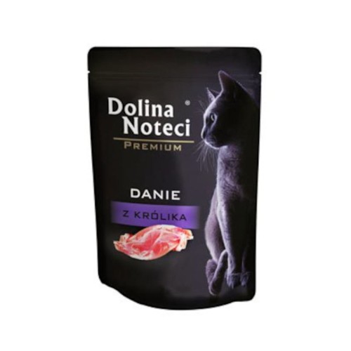DOLINA NOTECI Mokra karma dla kotów Premium / Danie z królika 85g