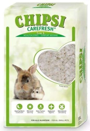 CHIPSI CAREFRESH CONFETTI Białe podłoże celulozowe 10l