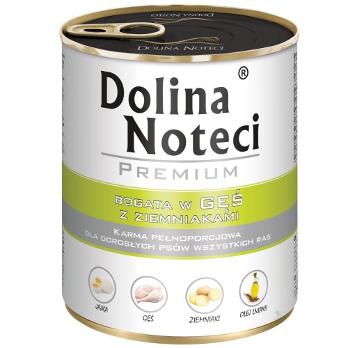 DOLINA NOTECI Mokra karma dla psa / Gęś i ziemniaki 800 g