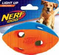 NERF Świecąca piłka footballowa LED, mała, niebieska/pomarańczowa - Zdjęcie 2