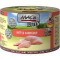 MAC'S Kitten Indyk i królik - Mokra karma dla kociąt, 200 g - Zdjęcie 2