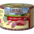 MAC'S Kitten Indyk, wołowina i kaczka - Mokra karma dla kociąt, 200 g - Zdjęcie 2