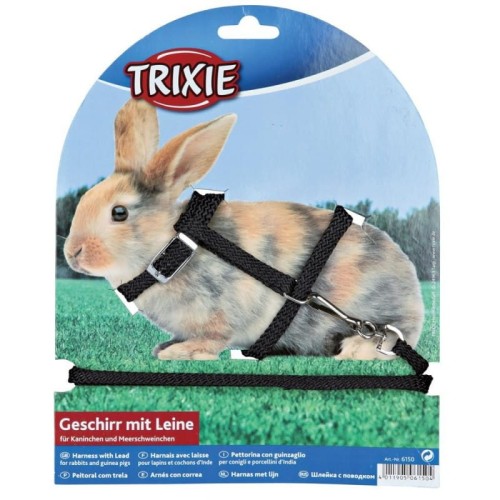 TRIXIE Szelki dla królika ze smyczą, 8 mm