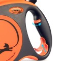 FLEXI Smycz automatyczna XTREME S taśma 5 m kol. pomarańczowy - Zdjęcie 6
