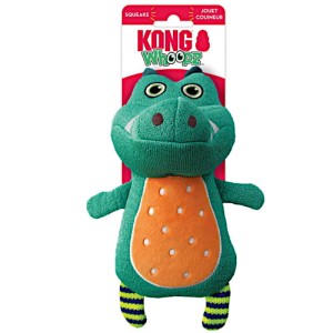 KONG Zabawka dla psa WHOOPZ ALIGATOR, 19 cm