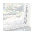 TRIXIE Kratka zabezpieczająca do okna, skośna, biała - Zdjęcie 2