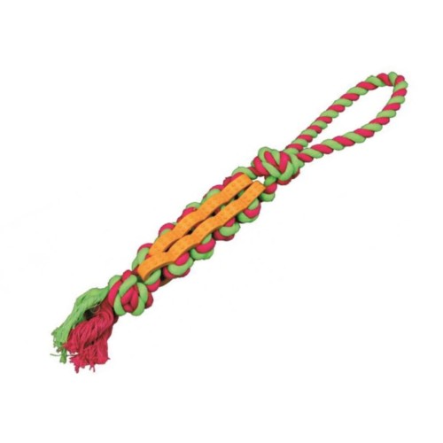 TRIXIE Zabawka gumowa ze szurem „Denta Fun”, 4 cm/37 cm