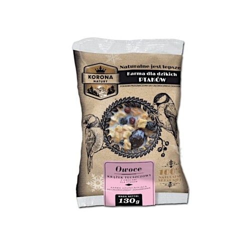 KORONA NATURY Krążek tłuszczowy z Owocami, 130g