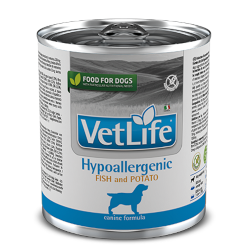 FARMINA Vet Life Natural diet dog HYPOALLERGENIC FISH & POTATO 300g