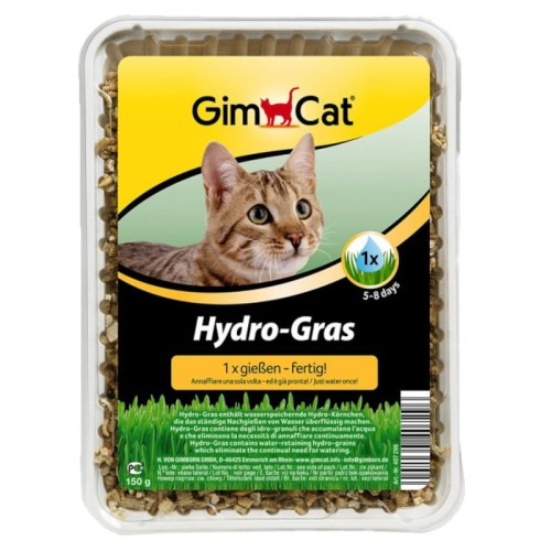 GIMCAT Trawa dla kota z pojemnikiem Hydro-Grass, 150 g