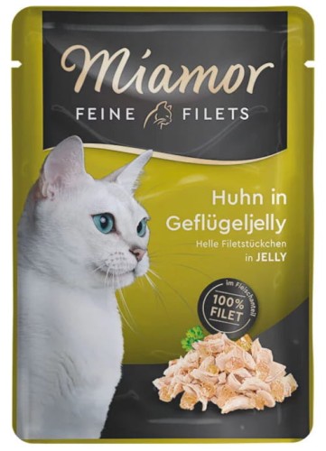 MIAMOR Feine Filets - Filety z kurczaka w galarecie, 100g
