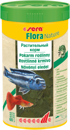 SERA Flora Nature płatki - pokarm roślinny PREMIUM 250 ml