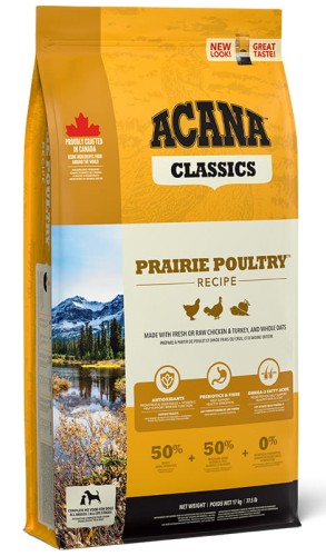 ACANA Dog Classics Prairie poultry 9,7 kg