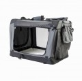 INNOPET Klatka transportowa dla zwierząt, 102cm Czarny/Szary - Zdjęcie 2