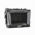 INNOPET Klatka transportowa dla zwierząt, 102cm Czarny/Szary - Zdjęcie 5