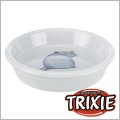 TRIXIE Miska ceramiczna szara z nadrukiem kota, 0,25l/13cm - Zdjęcie 2