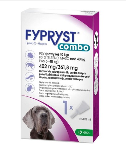 FYPRYST COMBO krople na pchły i kleszcze dla psa, 402 mg / 361,8 mg