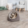 TRIXIE Legowisko zamknięte Livia, ciemnoszare / kremowe, 45 × 33 cm - Zdjęcie 5