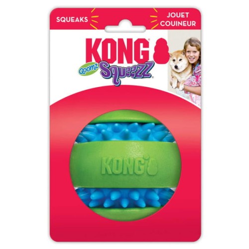 KONG Piłka z piszczałką Squeezz Goomz Ball XL