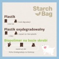 STARCHBAG Kompostowalne BIOworki na odchody 8 rolek x 15 szt., kol. różowy - Zdjęcie 6