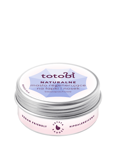 TOTOBI Naturalne masło regenerujące na łapki i nosek bezzapachowe 50 ml