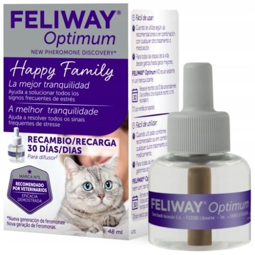 FELIWAY Optimum Kocie feromony policzkowe WKŁAD 48ml