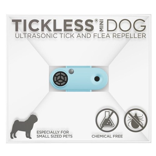 TICKLESS Ultradźwiękowa ochrona przed kleszczami i pcheł dla psów Baby Min Dog, Blue