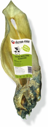 1 szt - VECTOR-FOOD Uszy wołowe suszone Duże