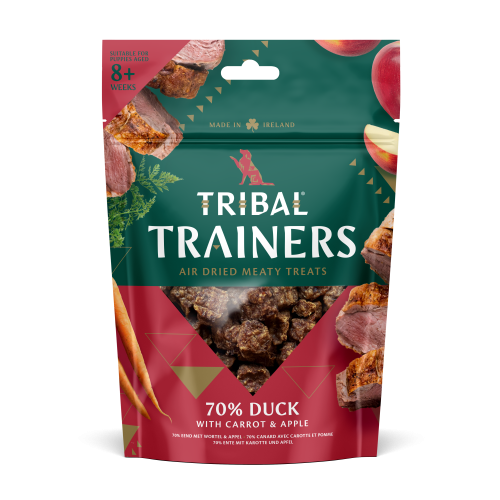 Tribal Air Dried Kaczka z marchewką i jabłkiem, treningowy suszony przysmak dla psa, 80g