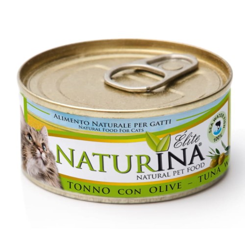 NATURINA Elite Filet z tuńczyka z oliwkami, 70g