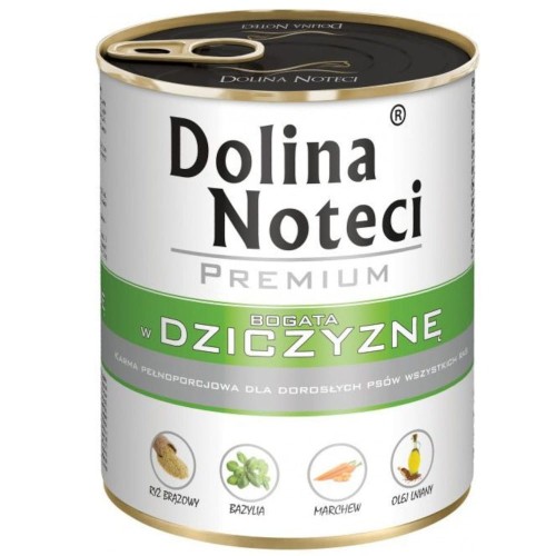 DOLINA NOTECI Mokra karma dla psa / Dziczyzna 800 g