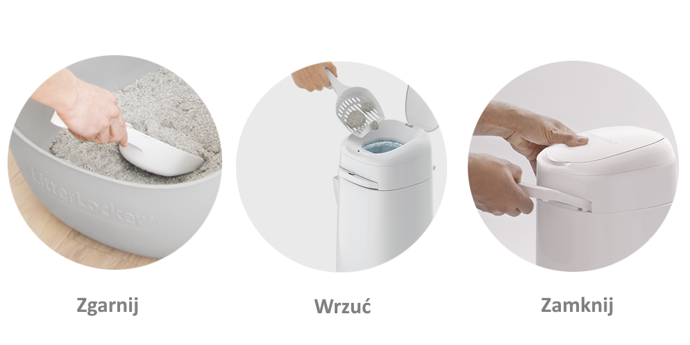 LITTER LOCKER II - POJEMNIK NA KOCIE ODCHODY I ZUŻYTY ŻWIREK