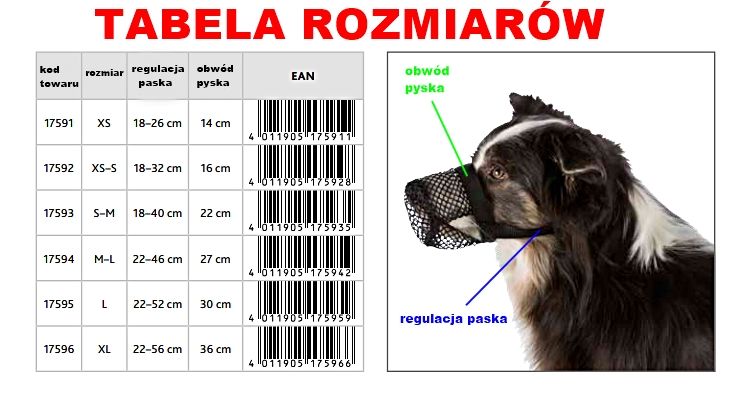 Tabela rozmiarów